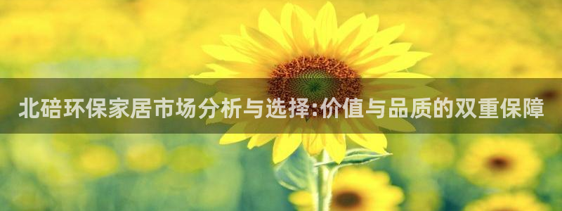 沐鸣2app怎样申请退款：北碚环保家居市场分析与选择:价值与