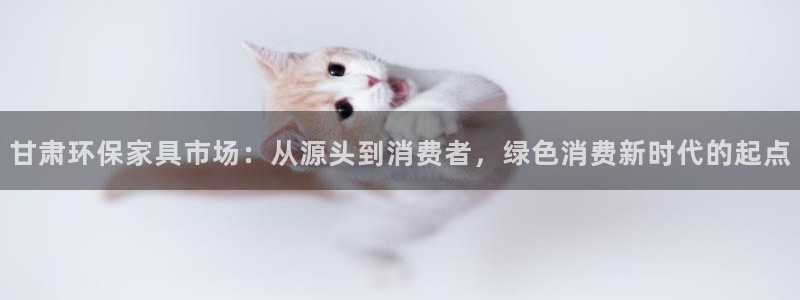 沐鸣2总代：甘肃环保家具市场：从源头到消费者，绿色消费新时代