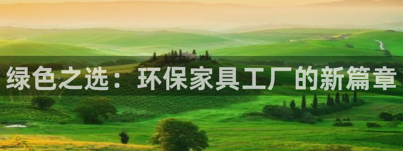 沐鸣2手机客户端：绿色之选：环保家具工厂的新篇章