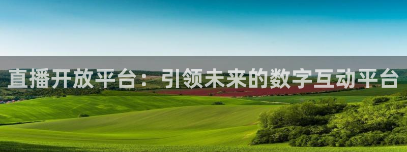 24直播免费体育直播：直播开放平台：引领未来的数字互动平台